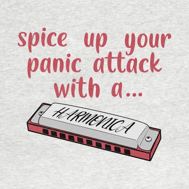 Spice up your panic attack with a harmonica by DesignsBySaxton